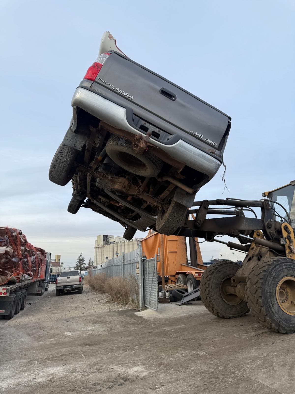 Accident vehicle removal from Airdrie